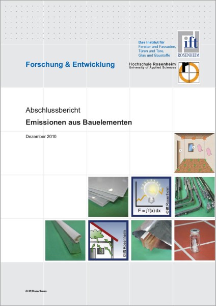 Forschungsbericht Emissionen aus Bauelementen