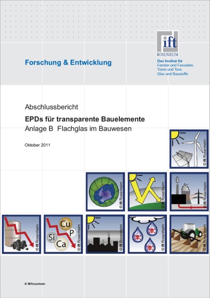 Forschungsbericht EPDs für transparente Bauelemente