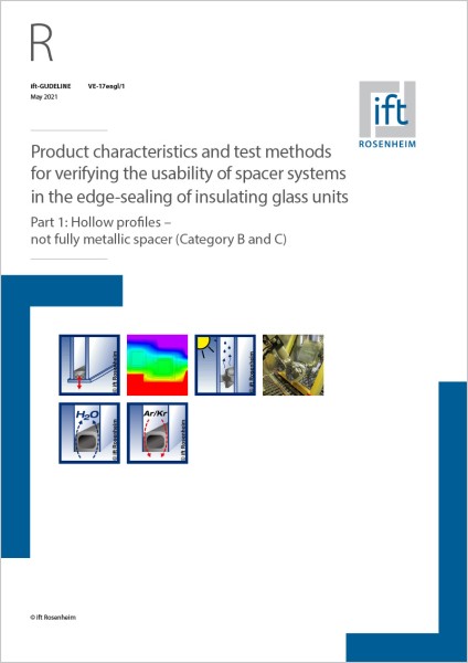 ift-Guideline VE-17engl/1, Product characteristics and test methods for verifying the usability of s