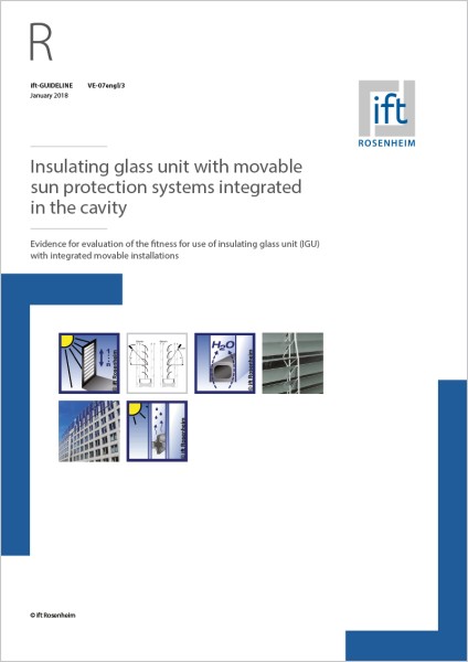 ift-Guideline VE-07engl/3 - Insulating glass unit with movable sun protection systems int